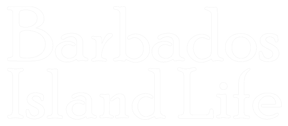 Barbados Island LIfe White Logo Block