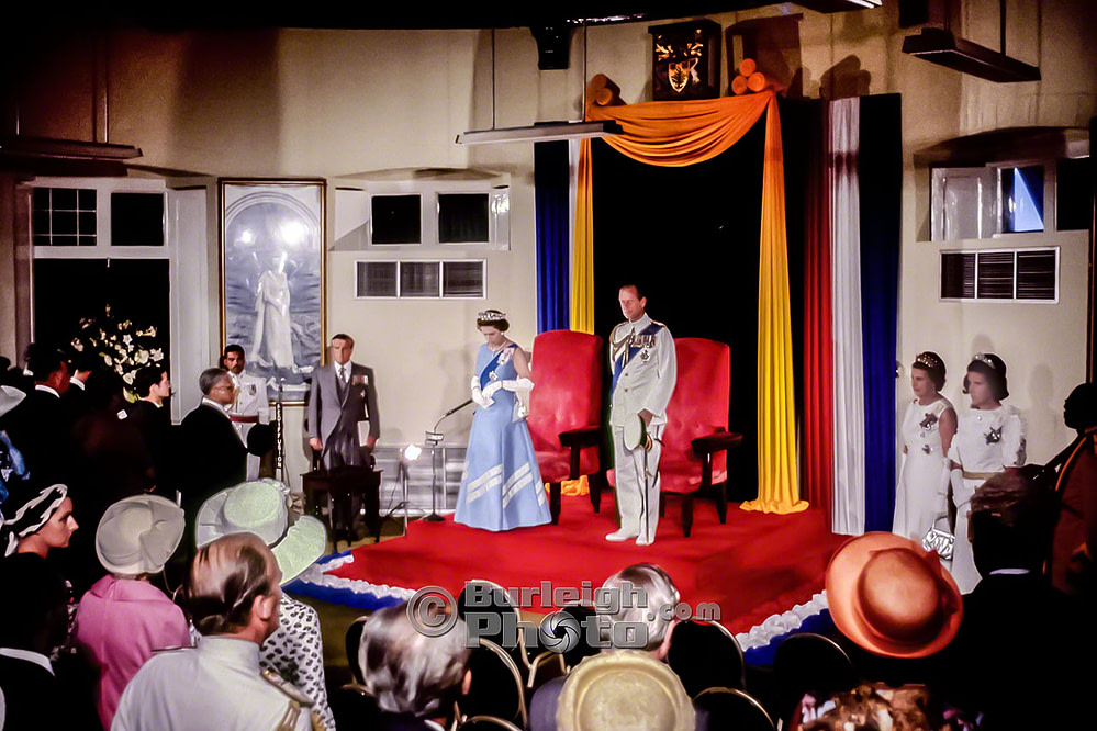 queen elizabeth ii opens the barbados parliament, silver jubilee