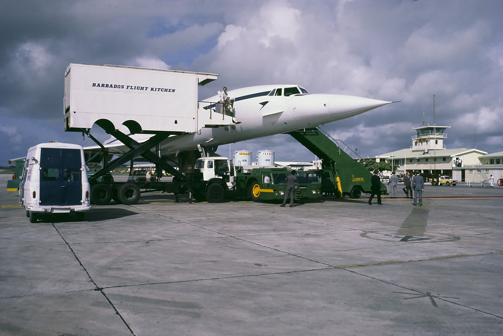 Concorde is prepared for Queen Elizabeth's First Flight in Concorde